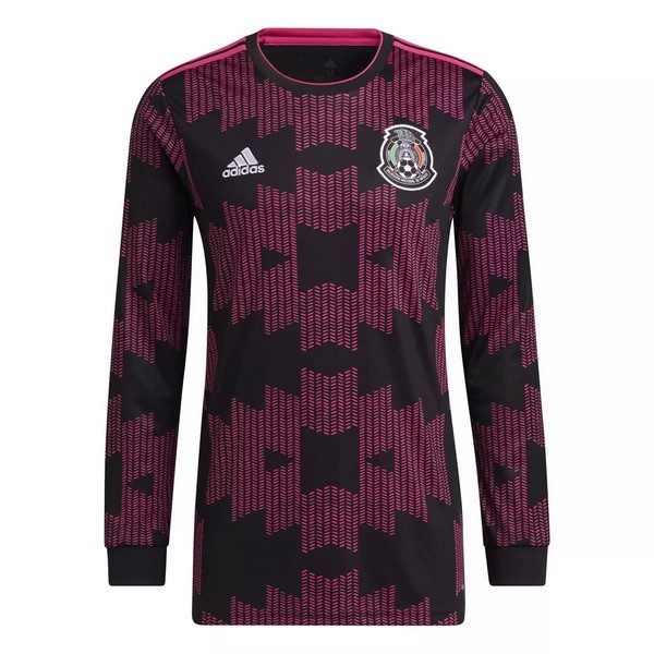 Camiseta Mexico Primera equipo Manga Larga 2021 Purpura